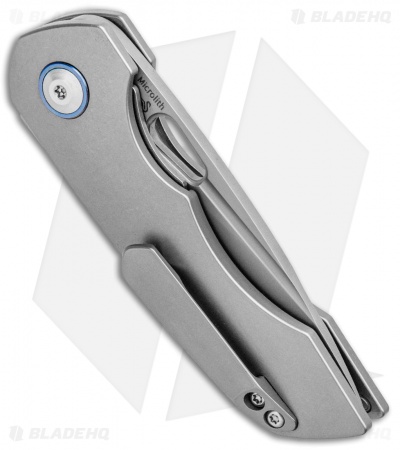 Kizer Nick Swan Microlith Liner Lock Flipper Knife Titanium (2.4" Bead Blast)
