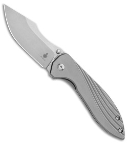  Kizer Pelican Mini Frame Lock Knife Titanium (3.37" Stonewash) Ki4548