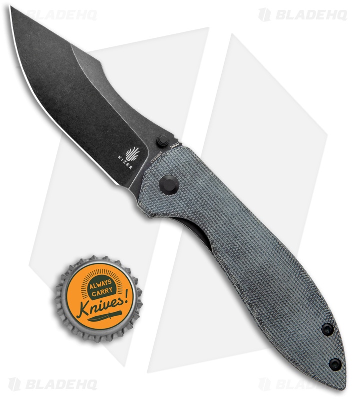 Kizer Pelican Mini Liner Lock Knife Micarta (3.3