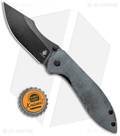  Kizer Pelican Mini Liner Lock Knife Micarta (3.3" Stonewash) V4548N1