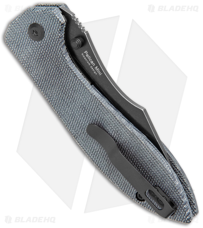  Kizer Pelican Mini Liner Lock Knife Micarta (3.3" Stonewash) V4548N1