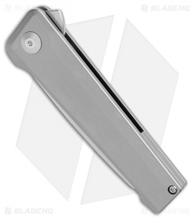 Kizer Quell Frame Lock Knife Titanium (3.125" Stonewash) Ki4530