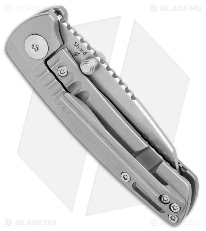 Kizer Shard Frame Lock Knife Titanium (2.25" Stonewash) Ki2531