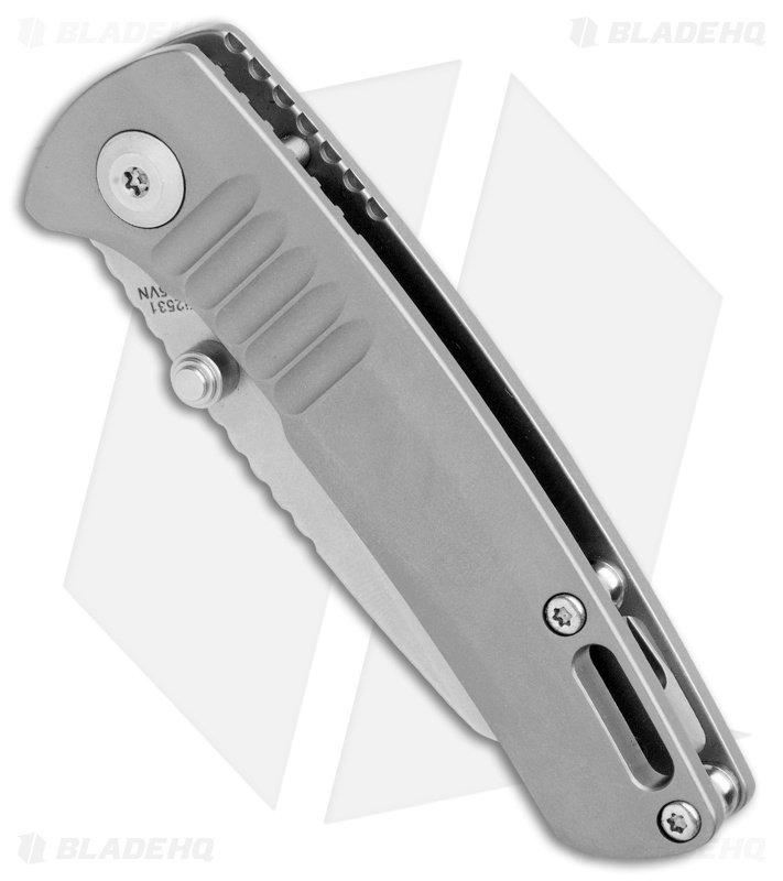 Kizer Shard Frame Lock Knife Titanium (2.25" Stonewash) Ki2531