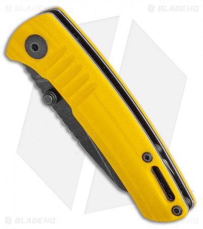 Kizer Shard Liner Lock Knife Yellow G-10 (2.25" Black SW) V2531N1