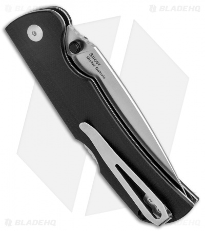 Kizer Slicer Lockback Knife Black G-10 (3.51" Satin) V4538N1