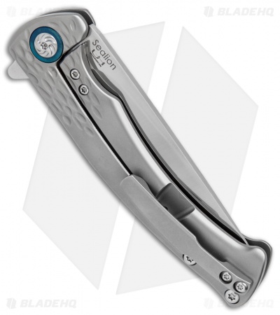 Kizer Uli Hennicke Sealion Frame Lock Knife Titanium (3.3" Satin) Ki4509
