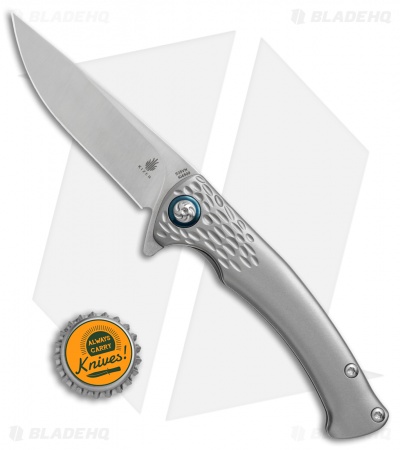 Kizer Uli Hennicke Sealion Frame Lock Knife Titanium (3.3" Satin) Ki4509