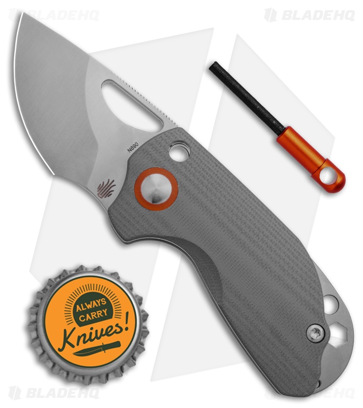 Kizer Yue/Azo Catshark | Folding Knife | Gray G-10 V2561 - Blade HQ
