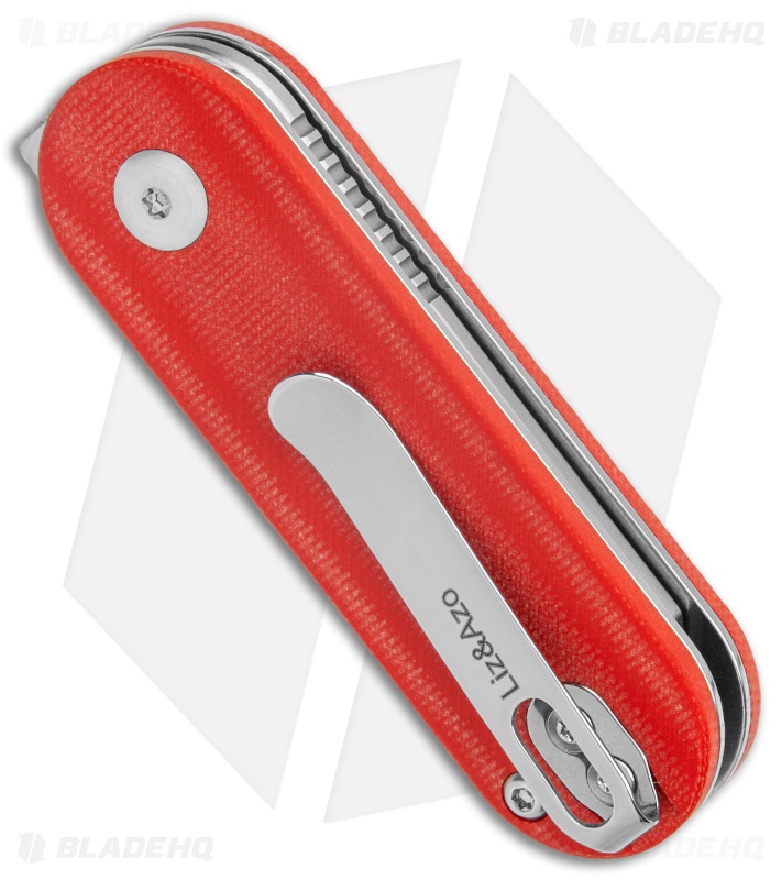 Kizer Azo/Liz Mini Bay Detent Slip Joint Knife Red G-10 (1.9" Satin)