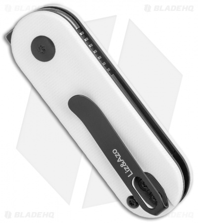 Kizer Azo/Liz Mini Bay Detent Slip Joint Knife White/ Black (1.9" Satin)