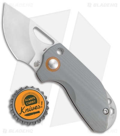 Kizer Vanguard Catshark Slip Joint Knife Gray G-10 (1.9" Satin)
