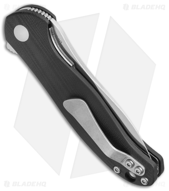 Kizer Vanguard Cucchiara Bad Dog Flipper Knife Black G-10 (3