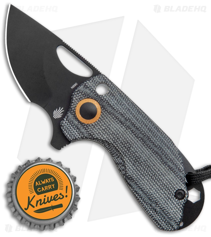 Kizer Yue/Azo Catshark | Folding Knife | Black Micarta V2561