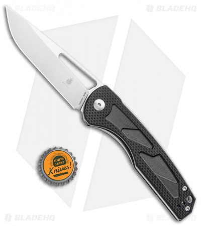 Kizer Yukon Liner Lock Knife Black (3.39" Stonewash) V4004