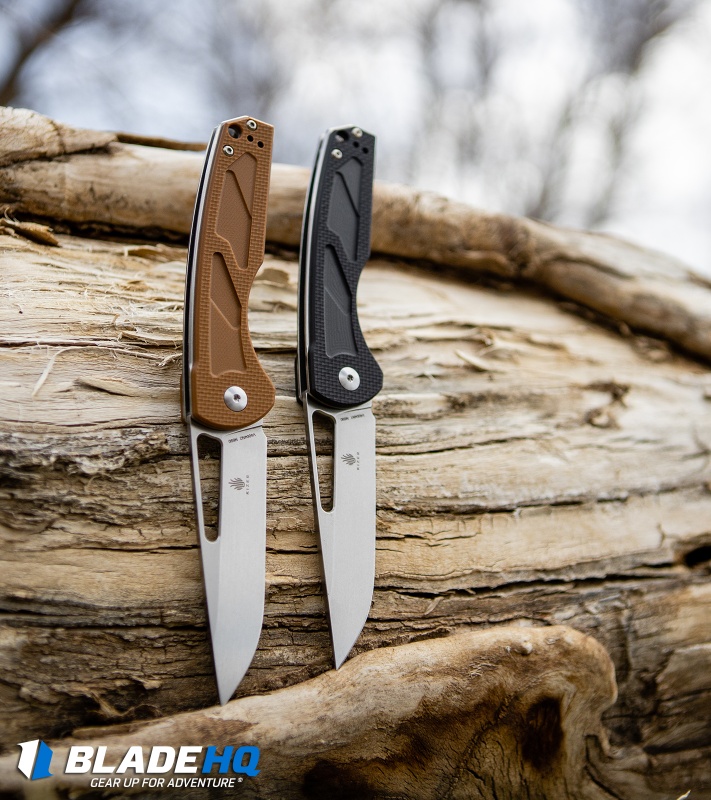 Kizer Yukon Liner Lock Knife Brown (3.39