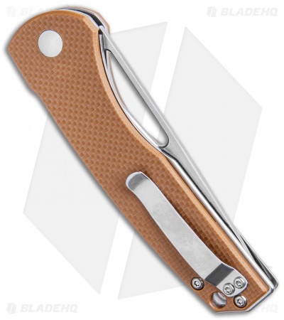 Kizer Yukon Liner Lock Knife Brown (3.39" Stonewash) V4004N2