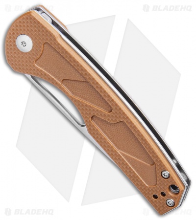 Kizer Yukon Liner Lock Knife Brown (3.39" Stonewash) V4004N2