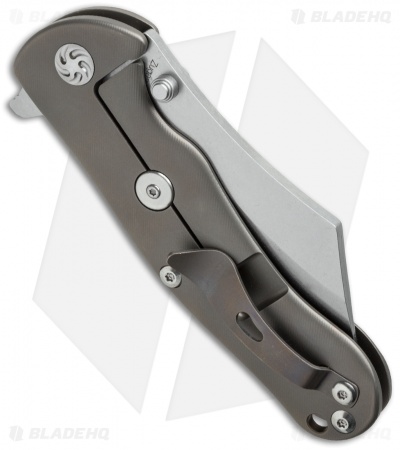 Kizer Zugang Frame Lock Knife Titanium (3.75" Stonewash) Ki4439