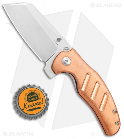 Kizer Copper Mini Sheepdog C01C Liner Lock Knife (2.6" Stonewash)