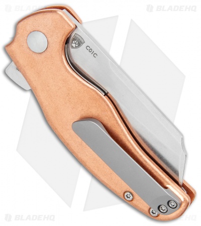 Kizer Copper Mini Sheepdog C01C Liner Lock Knife (2.6" Stonewash)