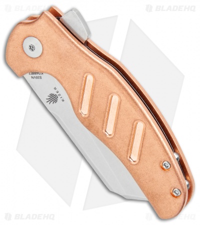 Kizer Copper Mini Sheepdog C01C Liner Lock Knife (2.6" Stonewash)