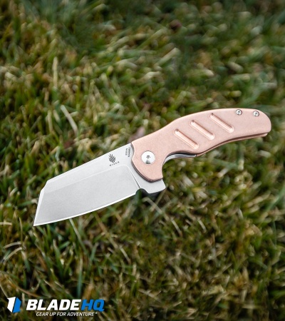 Kizer Copper Mini Sheepdog C01C Liner Lock Knife (2.6" Stonewash)
