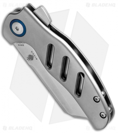 Kizer Mini Sheepdog C01C Frame Lock Flipper Knife Titanium (2.6" Satin)