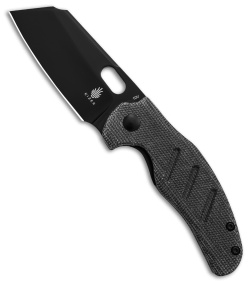 Kizer Mini Sheepdog C01C Liner Lock Black Canvas Micarta (2.6" Black 10V)