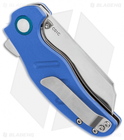 Kizer Vanguard Mini Sheepdog C01C Liner Lock Knife Blue G-10 (2.6" Satin)
