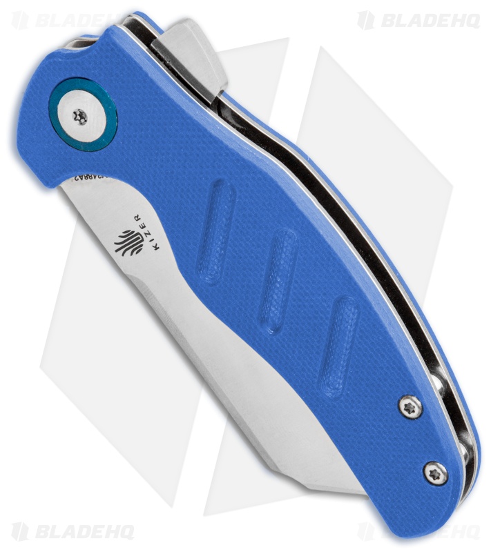Kizer Vanguard Mini Sheepdog C01C Liner Lock Knife Blue G-10 (2.6" Satin)