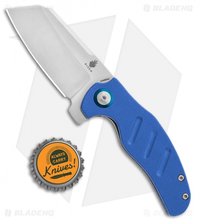 Kizer Vanguard Mini Sheepdog C01C Liner Lock Knife Blue G-10 (2.6" Satin)
