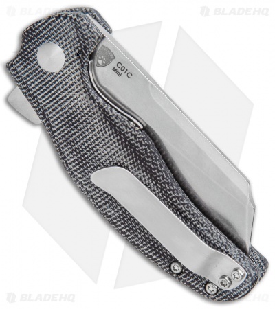 Kizer Mini Sheepdog - Folding Cleaver Knife | Black Micarta/SW