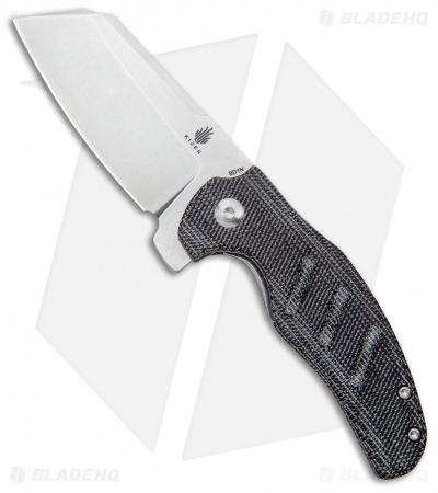 Kizer Vanguard Mini Sheepdog Knife Black Micarta (2.6" Stonewash)
