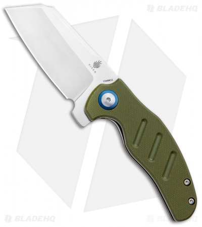 Kizer Vanguard Mini Sheepdog C01C Liner Lock Knife OD Green G-10 (2.6" Satin)