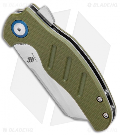 Kizer Vanguard Mini Sheepdog C01C Liner Lock Knife OD Green G-10 (2.6" Satin)