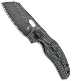 Kizer Vanguard C01C Sheepdog Thumb Hole Knife Black Micarta (3.25&quot; Black SW) | 133108