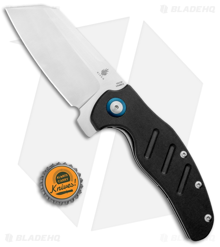Kizer Vanguard Sheepdog XL C01C Liner Lock Knife Black G-10 (4" Satin)