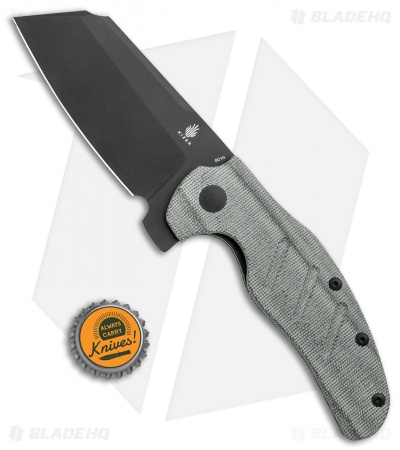 Kizer Vanguard Sheepdog XL C01C Liner Lock Knife Black Micarta (4" Black)