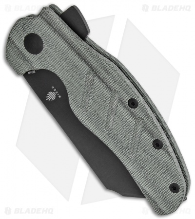Kizer Vanguard Sheepdog XL C01C Liner Lock Knife Black Micarta (4" Black)
