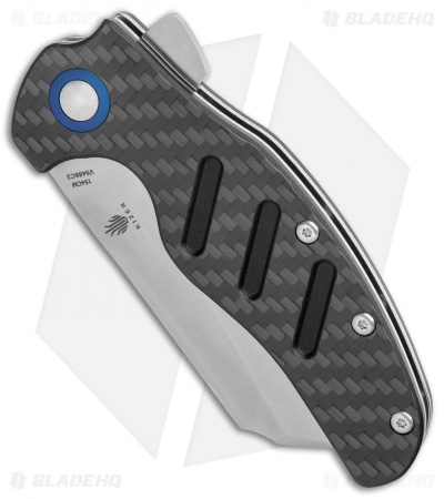 Kizer Vanguard Sheepdog XL C01C Liner Lock Knife Carbon Fiber (4" Satin)