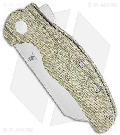Kizer Vanguard Sheepdog XL C01C Liner Lock Knife Green Micarta (4" SW)
