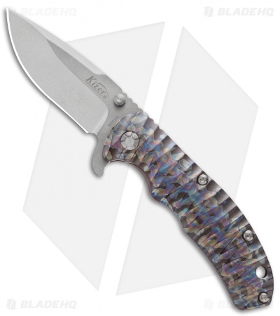 Kizer Cutlery Ki401X1 Flipper Frame Lock Knife Titanium (3.5