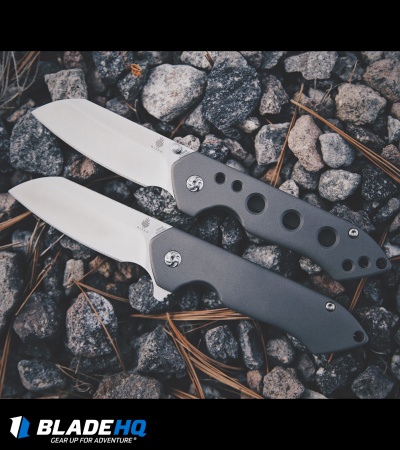 Kizer Degnan Guru Flipper Knife Titanium (3" Satin) Ki3504K2