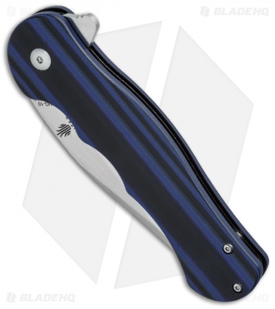 Kizer Vanguard Series Dorado Flipper Knife BlackBlue G-10 (3.5" Satin) V4455A2
