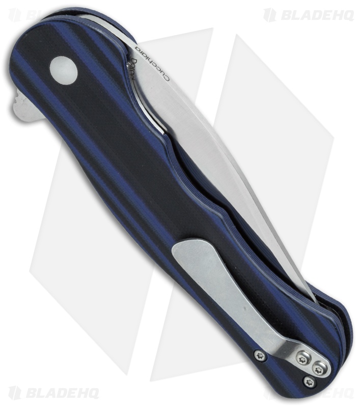 Kizer Vanguard Series Dorado Flipper Knife BlackBlue G-10 (3.5" Satin) V4455A2