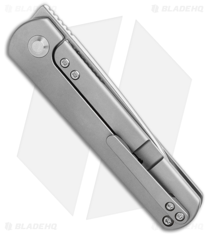Kizer Feist Front Flipper Knife Gray Titanium (2.8" Stonewash) Ki3499 