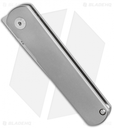 Kizer Feist Front Flipper Knife Gray Titanium (2.8" Stonewash) Ki3499 