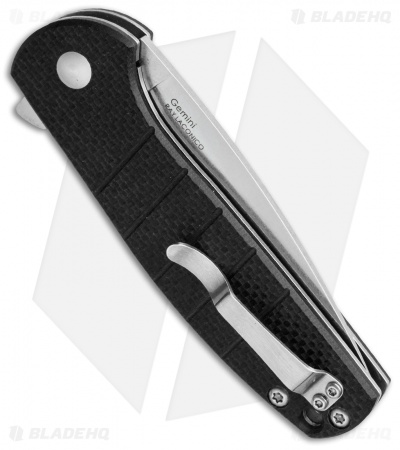 Kizer Vanguard Laconico Gemini Flipper Black G-10 (3.1" Stonewash) V3471N1