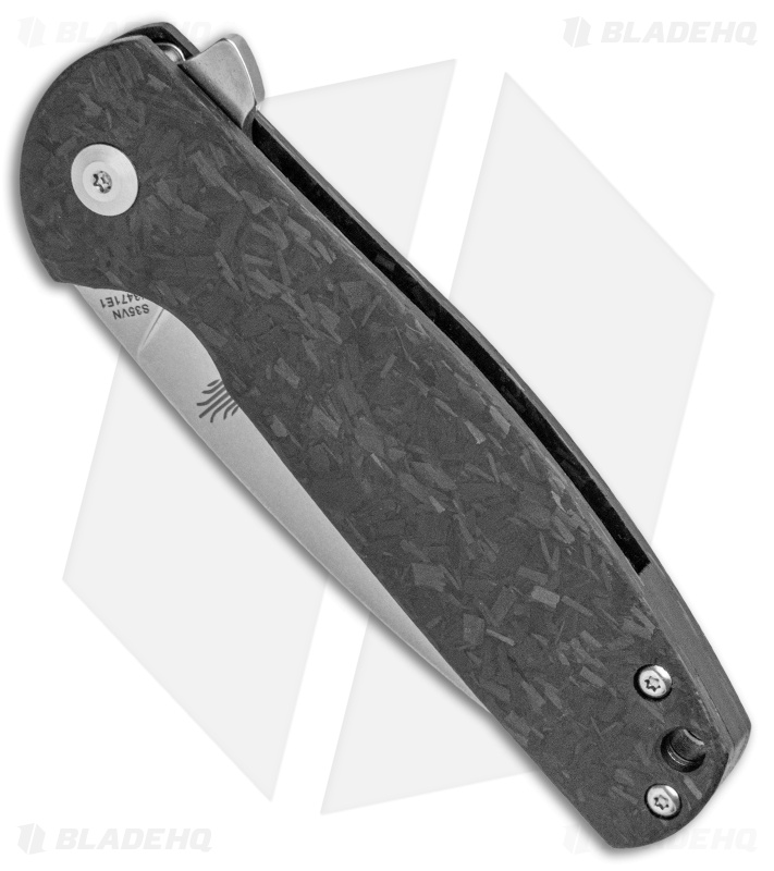 Kizer Laconico Gemini - Manual Folding Knife | Shred Carbon Fiber